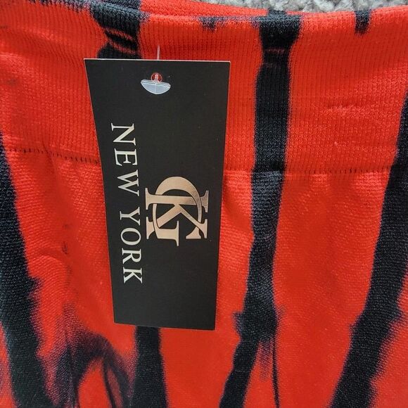 Halloween Costume Leggings Sm Soft and Stretchy Orange and Black - New with Tags - Picture 5 of 8